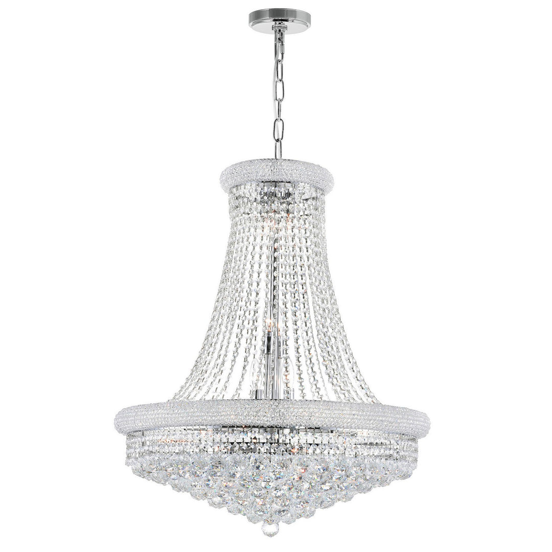 Empire 18 Light Chandelier in Chrome - available from The Lighting Shoppe, trusted by Canadian homeowners