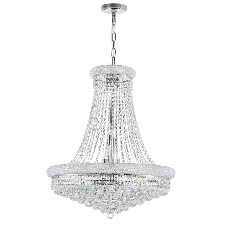 Empire 18 Light Chandelier in Chrome - available from The Lighting Shoppe, trusted by Canadian homeowners