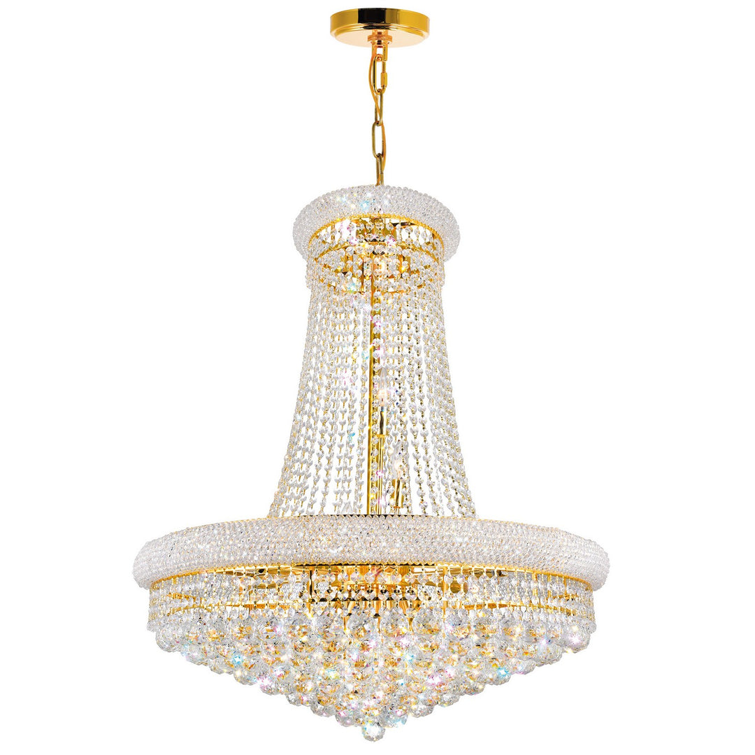 Empire 18 Light Chandelier in Gold - available from The Lighting Shoppe, trusted by Canadian homeowners