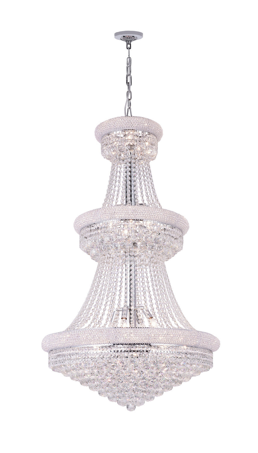 Empire 32 Light Chandelier in Chrome - available from The Lighting Shoppe, trusted by Canadian homeowners