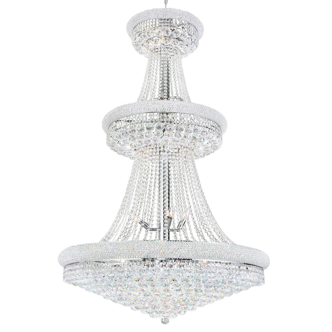 Empire 34 Light Chandelier in Chrome - available from The Lighting Shoppe, trusted by Canadian homeowners