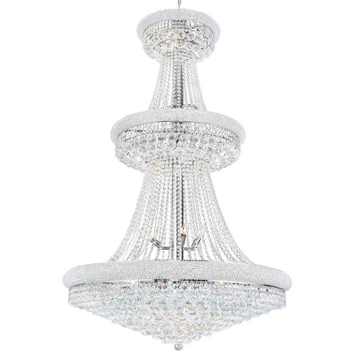Empire 34 Light Chandelier in Chrome - available from The Lighting Shoppe, trusted by Canadian homeowners