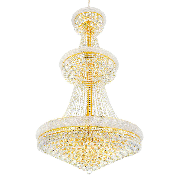 Empire 34 Light Chandelier in Gold - available from The Lighting Shoppe, trusted by Canadian homeowners