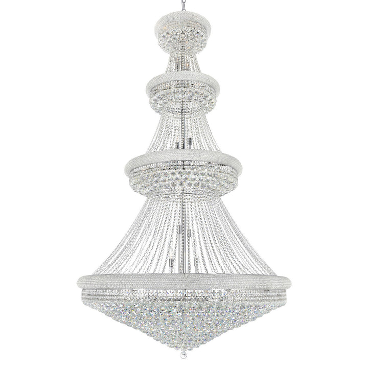 Empire 42 Light Chandelier in Chrome - available from The Lighting Shoppe, trusted by Canadian homeowners