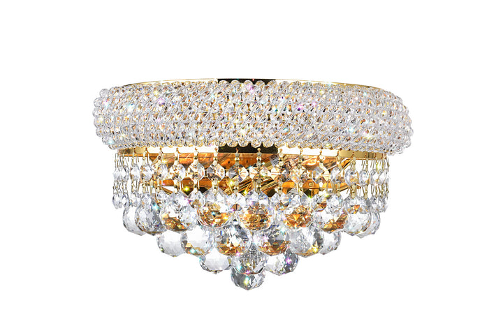 Empire Two Light Wall Sconce in Gold - available from The Lighting Shoppe, trusted by Canadian homeowners