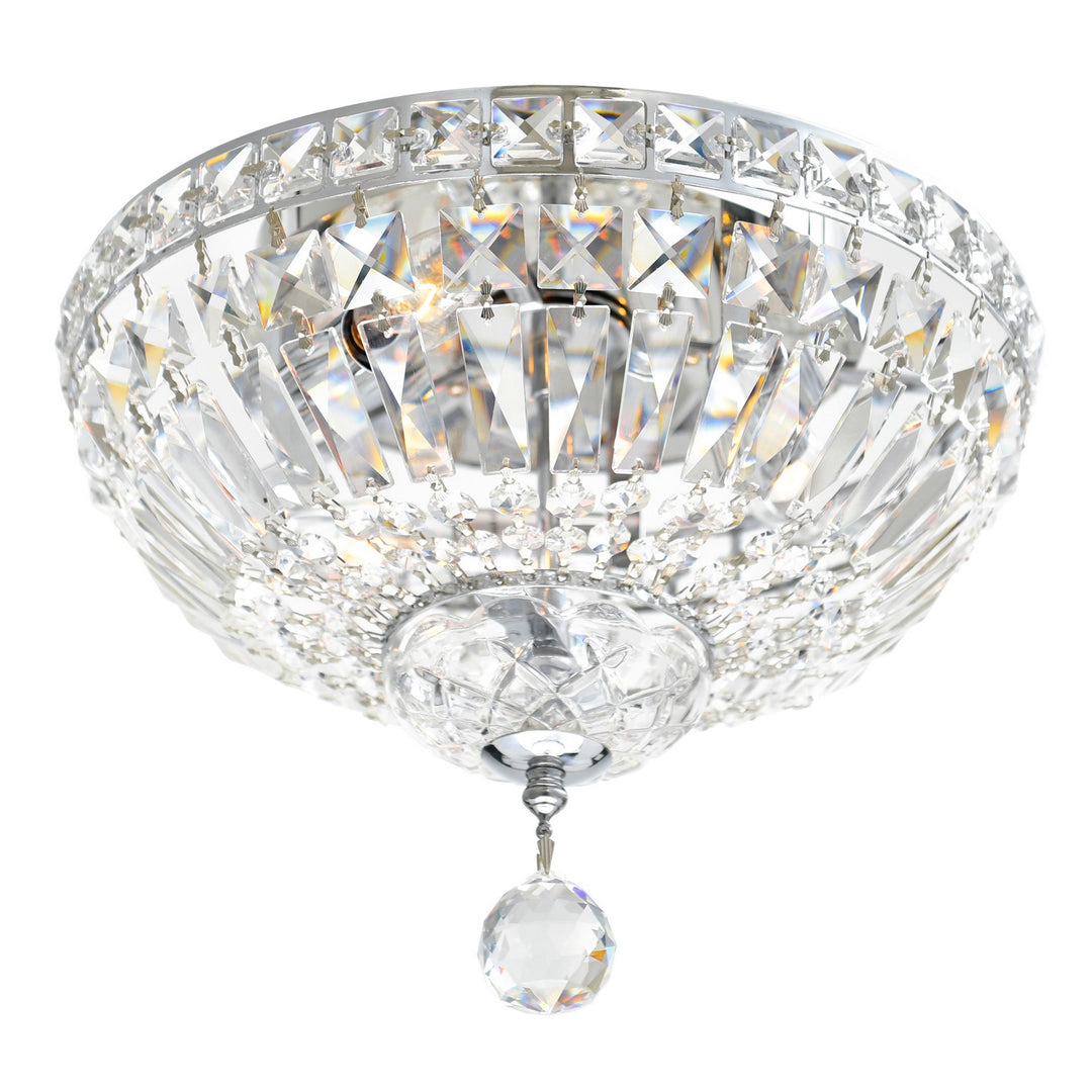 CWI Lighting Canada - 8003C12C - Three Light Flush Mount - Stefania - Chrome