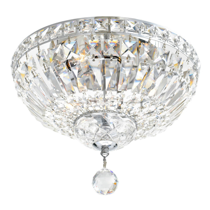 CWI Lighting Canada - 8003C12C - Three Light Flush Mount - Stefania - Chrome