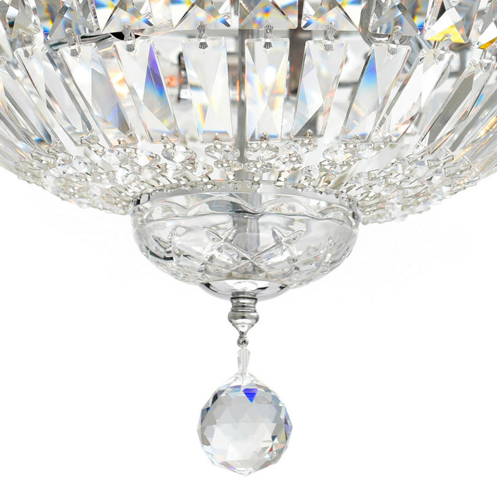CWI Lighting Canada - 8003C12C - Three Light Flush Mount - Stefania - Chrome