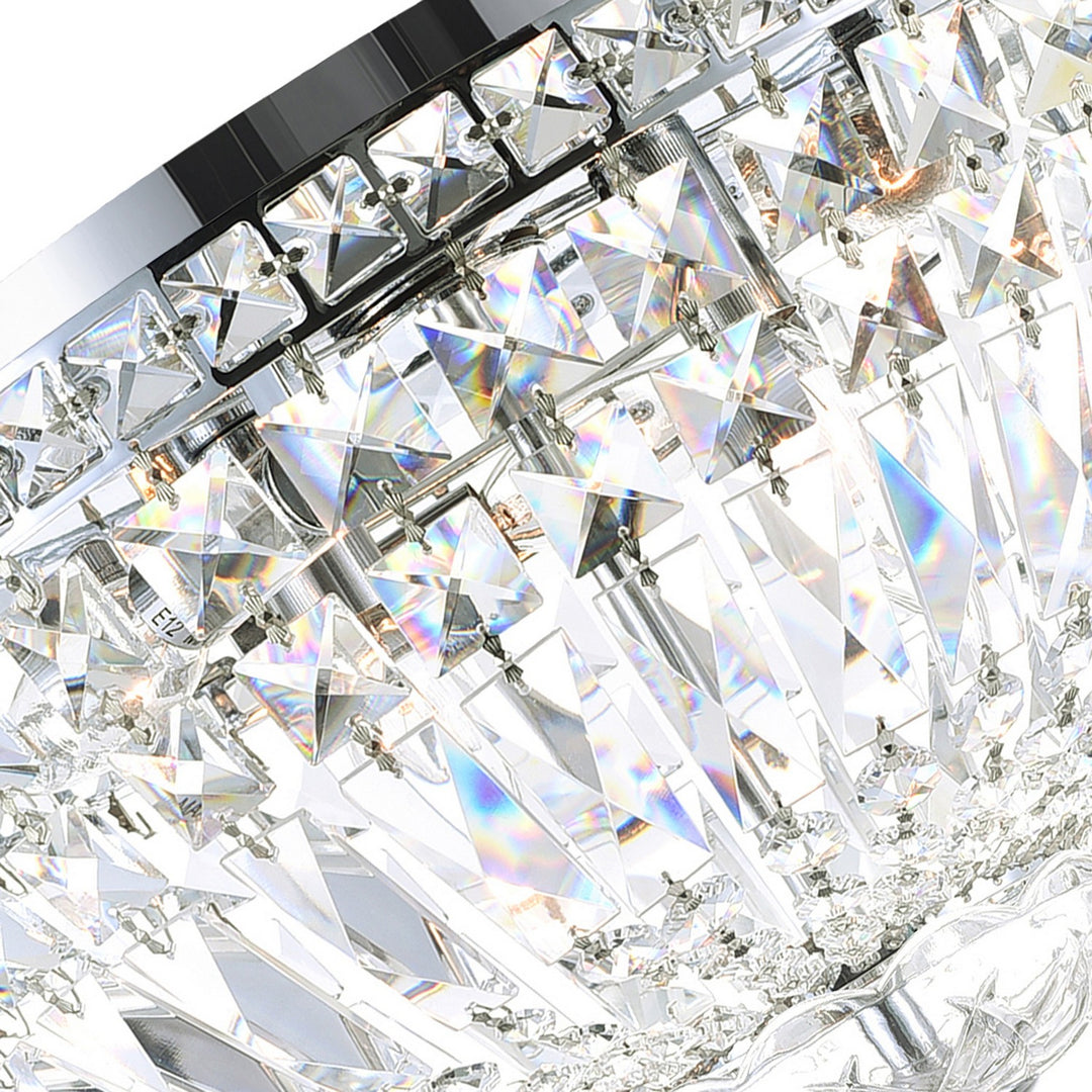 CWI Lighting Canada - 8003C16C - Five Light Flush Mount - Stefania - Chrome
