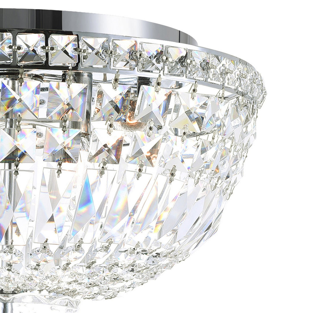 CWI Lighting Canada - 8003C16C - Five Light Flush Mount - Stefania - Chrome
