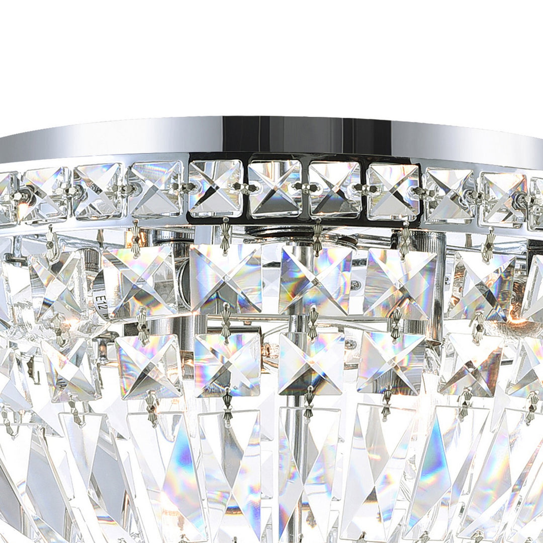 CWI Lighting Canada - 8003C16C - Five Light Flush Mount - Stefania - Chrome