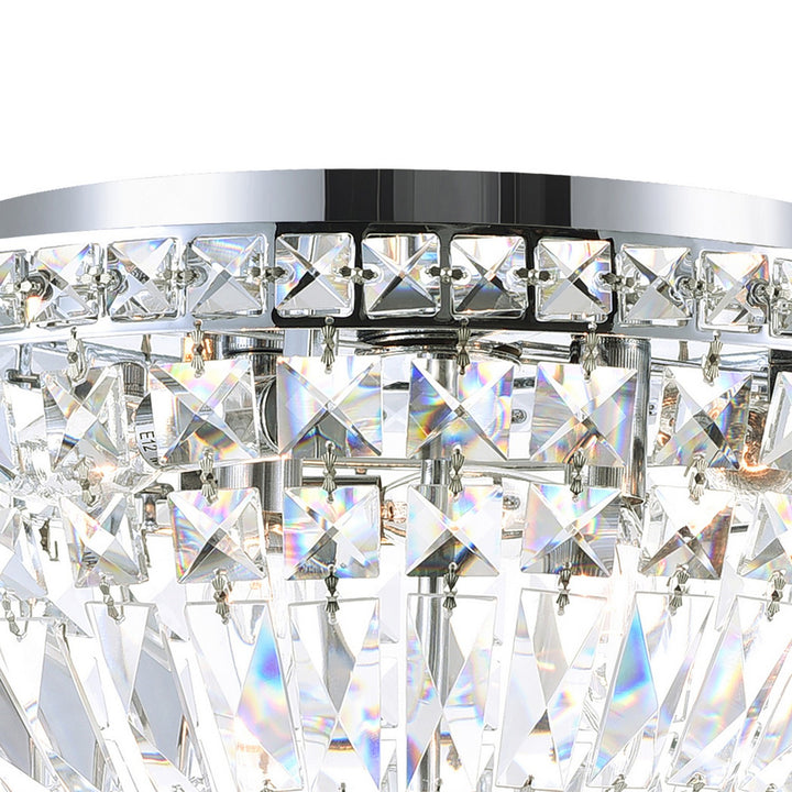 CWI Lighting Canada - 8003C16C - Five Light Flush Mount - Stefania - Chrome