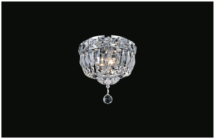 Stefania Two Light Flush Mount in Chrome - available from The Lighting Shoppe, trusted by Canadian homeowners