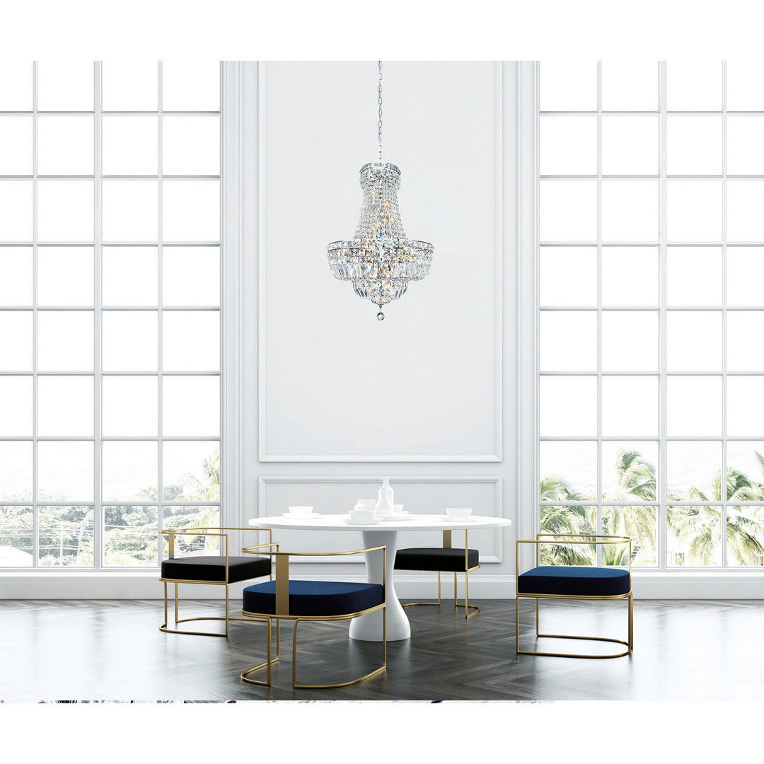 CWI Lighting Canada - 8003P18C - Eight Light Chandelier - Stefania - Chrome