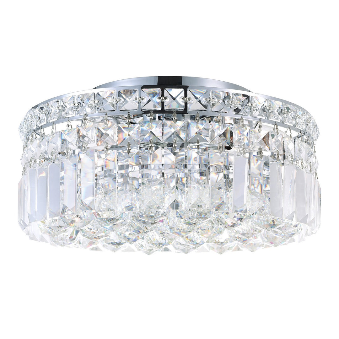 Colosseum Four Light Flush Mount in Chrome - available from The Lighting Shoppe, trusted by Canadian homeowners
