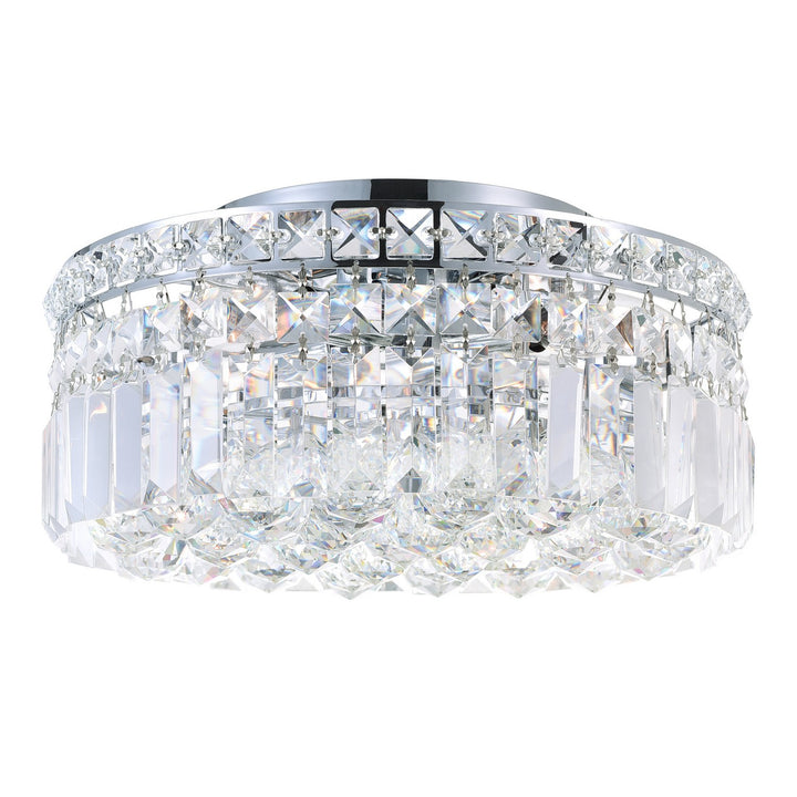 Colosseum Four Light Flush Mount in Chrome - available from The Lighting Shoppe, trusted by Canadian homeowners