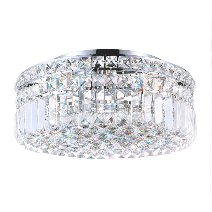 Colosseum Four Light Flush Mount in Chrome - available from The Lighting Shoppe, trusted by Canadian homeowners