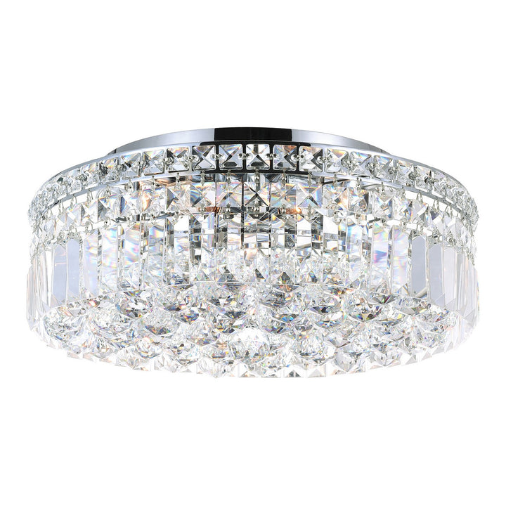 Colosseum Five Light Flush Mount in Chrome - available from The Lighting Shoppe, trusted by Canadian homeowners