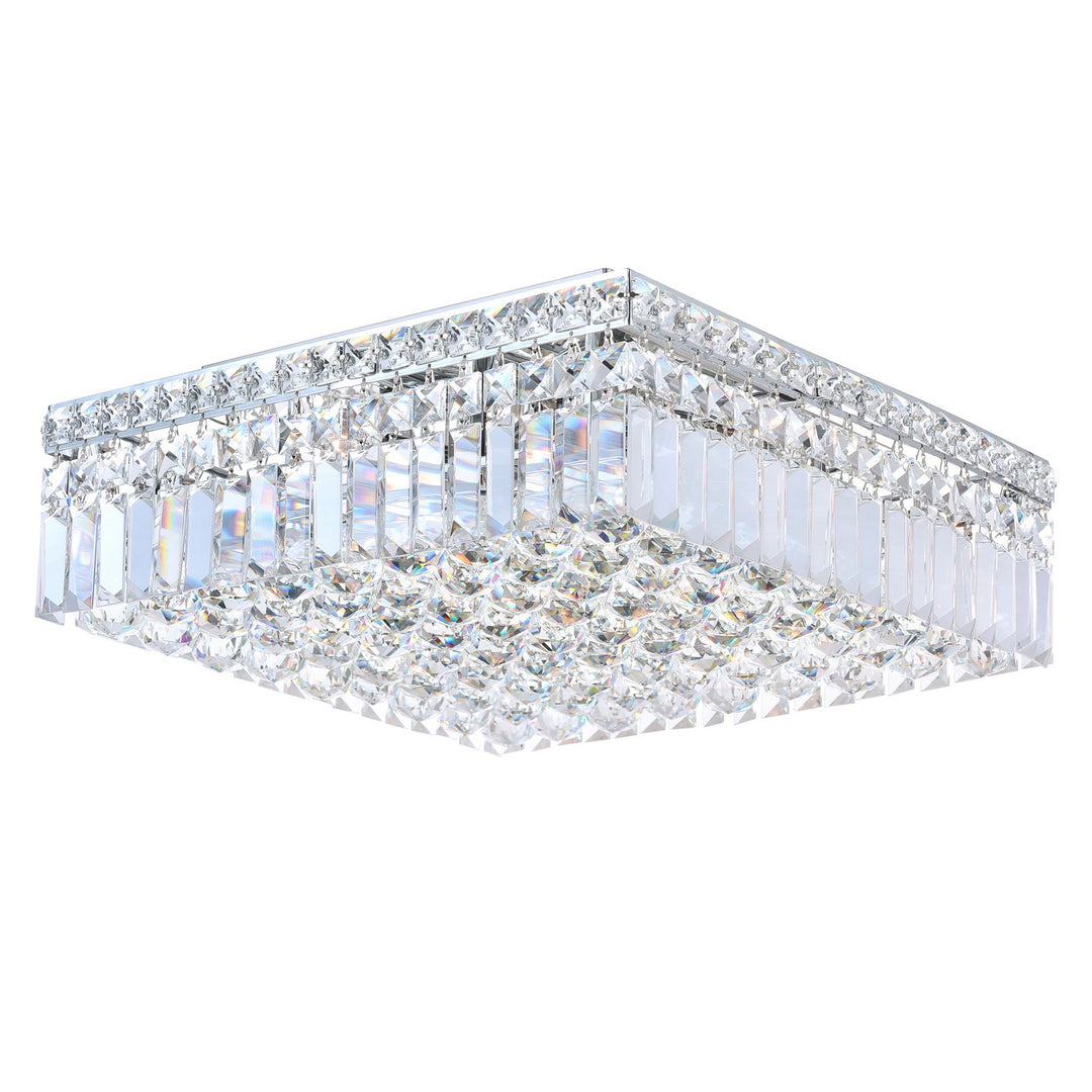 Colosseum Five Light Flush Mount in Chrome - available from The Lighting Shoppe, trusted by Canadian homeowners