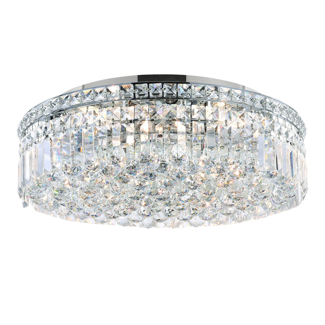 Colosseum Eight Light Flush Mount in Chrome - available from The Lighting Shoppe, trusted by Canadian homeowners