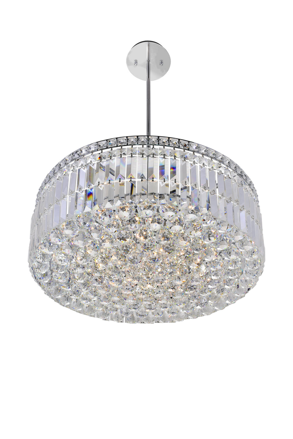 CWI Lighting Canada - 8006P24C-R - Ten Light Chandelier - Colosseum - Chrome