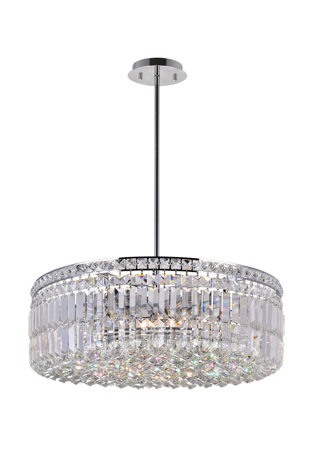 Colosseum Ten Light Chandelier in Chrome - available from The Lighting Shoppe, trusted by Canadian homeowners