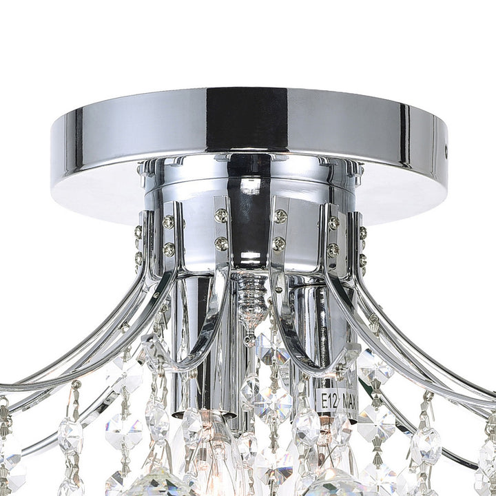CWI Lighting Canada - 8012C12C - Three Light Flush Mount - Princess - Chrome