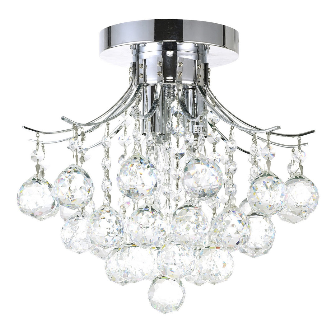 CWI Lighting Canada - 8012C12C - Three Light Flush Mount - Princess - Chrome