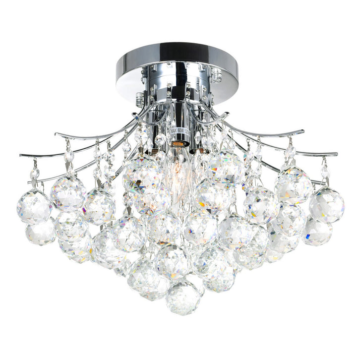 CWI Lighting Canada - 8012C16C - Four Light Flush Mount - Princess - Chrome