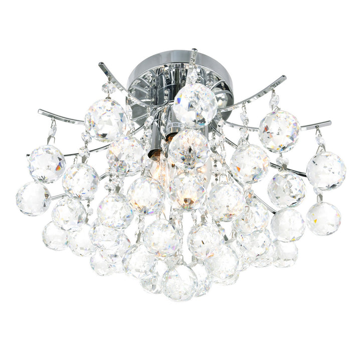 CWI Lighting Canada - 8012C16C - Four Light Flush Mount - Princess - Chrome