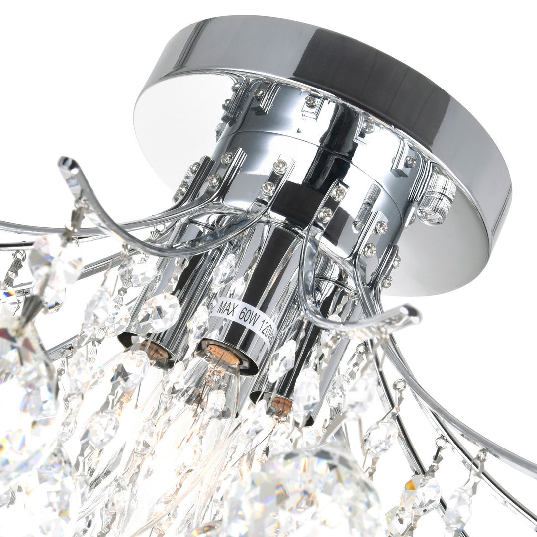 CWI Lighting Canada - 8012C16C - Four Light Flush Mount - Princess - Chrome