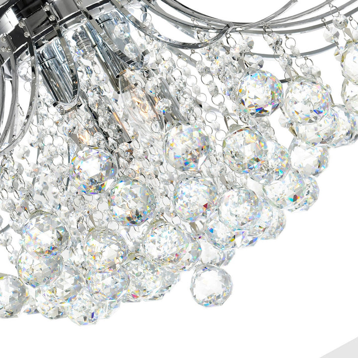 CWI Lighting Canada - 8012C20C - Six Light Flush Mount - Princess - Chrome