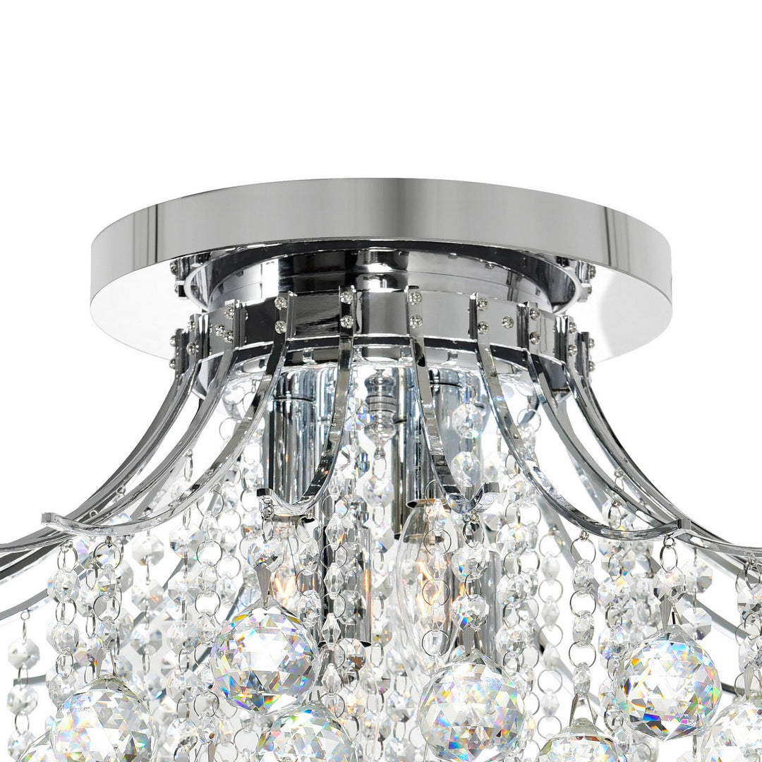 CWI Lighting Canada - 8012C20C - Six Light Flush Mount - Princess - Chrome