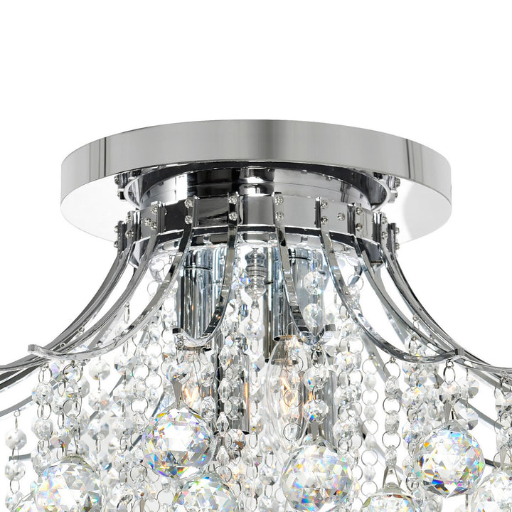 CWI Lighting Canada - 8012C20C - Six Light Flush Mount - Princess - Chrome