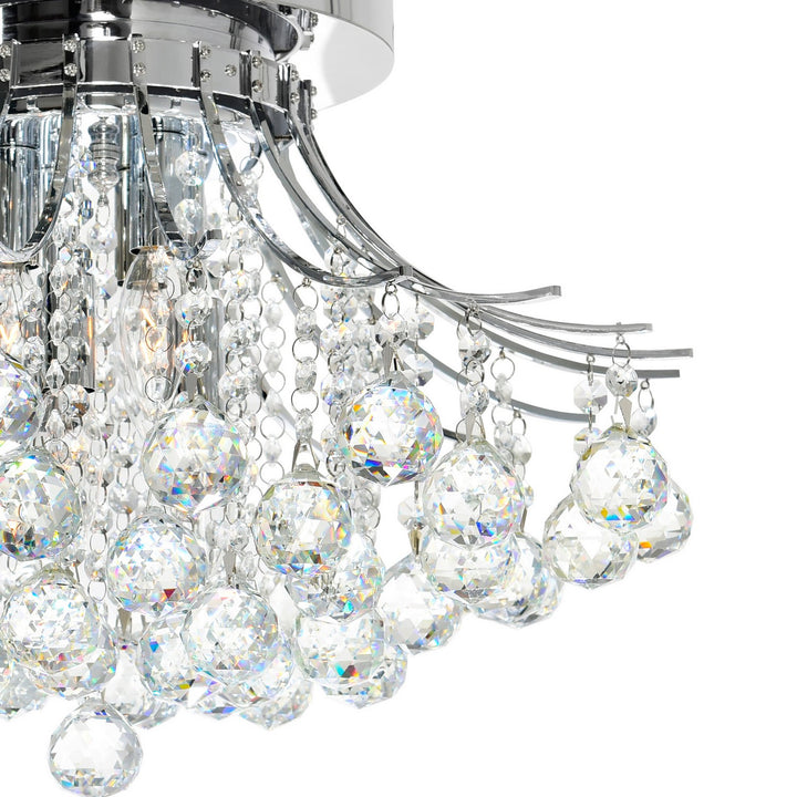 CWI Lighting Canada - 8012C20C - Six Light Flush Mount - Princess - Chrome