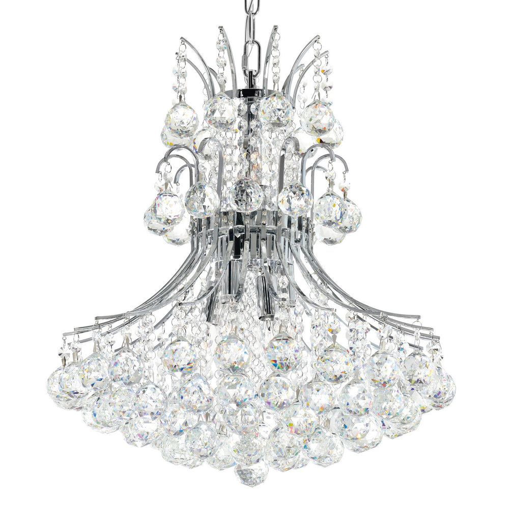 CWI Lighting Canada - 8012P20C - Eight Light Chandelier - Princess - Chrome