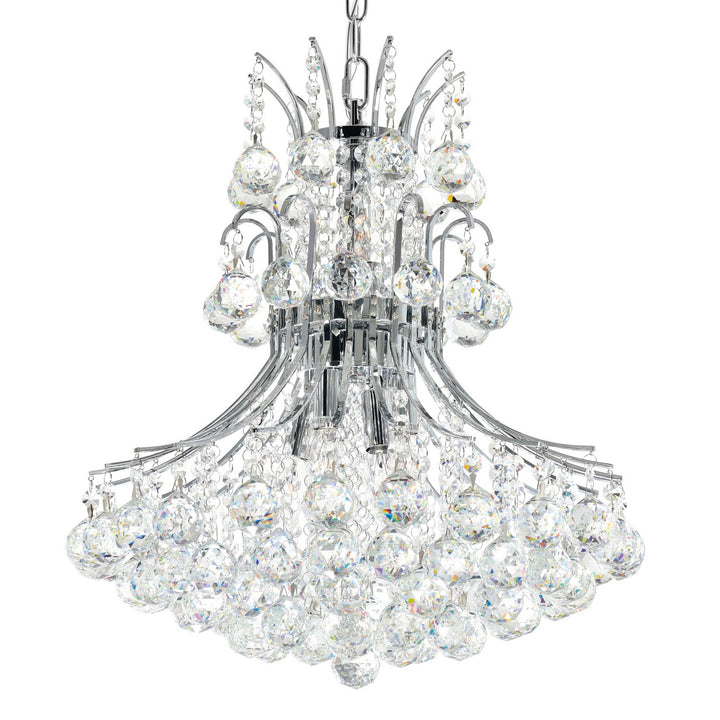 CWI Lighting Canada - 8012P20C - Eight Light Chandelier - Princess - Chrome
