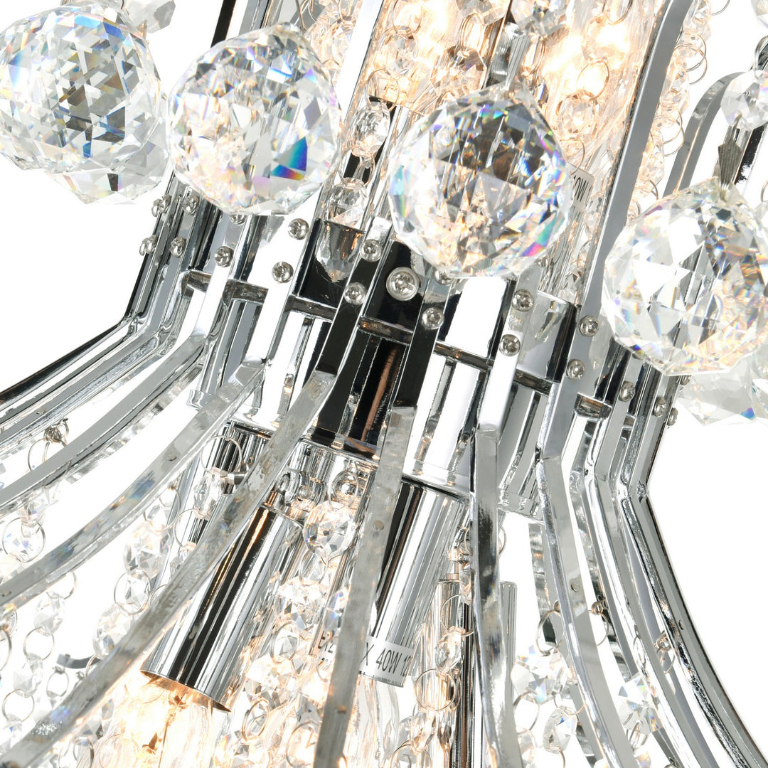 CWI Lighting Canada - 8012P24C - Ten Light Chandelier - Princess - Chrome