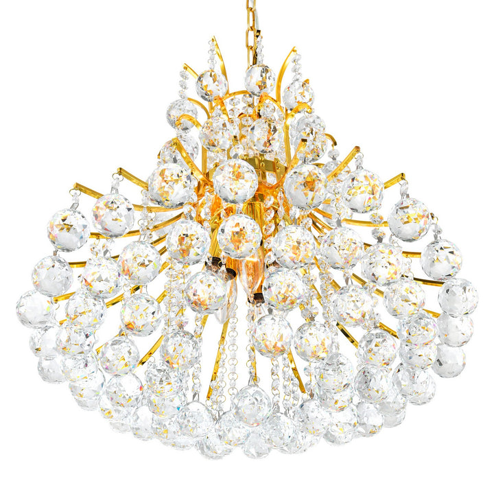 CWI Lighting Canada - 8012P24G - Ten Light Chandelier - Princess - Gold