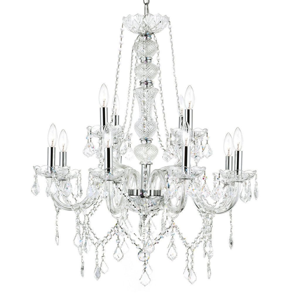 CWI Lighting Canada - 8023P30C - 12 Light Chandelier - Princeton - Chrome