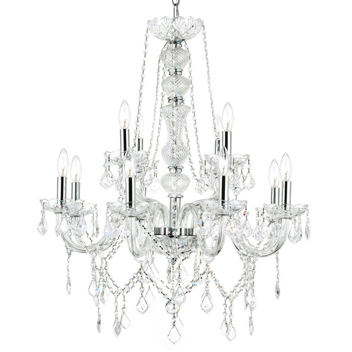CWI Lighting Canada - 8023P30C - 12 Light Chandelier - Princeton - Chrome