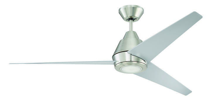 Acadian 56"Ceiling Fan in Brushed Polished Nickel - available from The Lighting Shoppe, trusted by Canadian homeowners