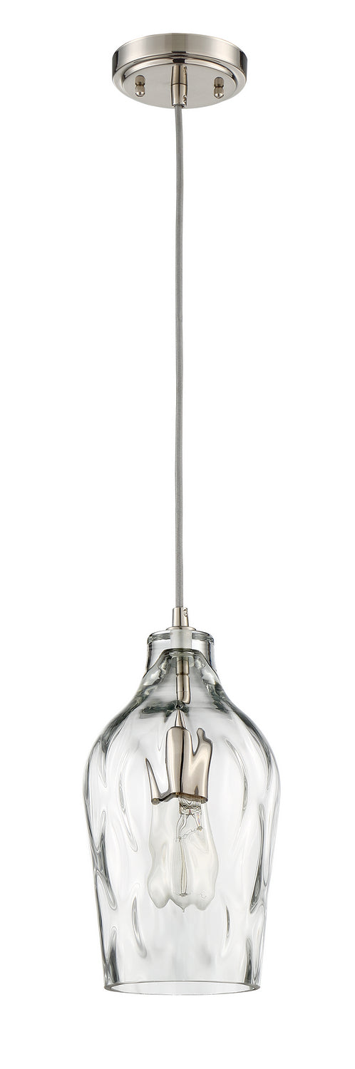 Pendant One Light Mini Pendant in Brushed Polished Nickel - available from The Lighting Shoppe, trusted by Canadian homeowners
