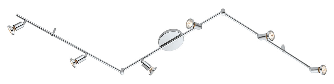 Buzz Six Light Track in Chrome - available from The Lighting Shoppe, trusted by Canadian homeowners