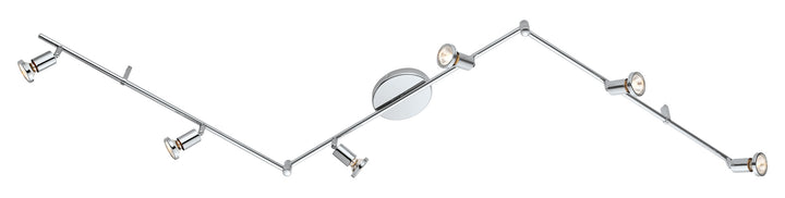 Buzz Six Light Track in Chrome - available from The Lighting Shoppe, trusted by Canadian homeowners