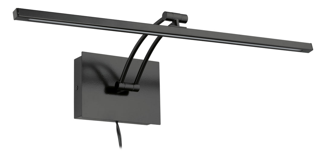 Doreen 1 LED Picture Light in Matte Black - available from The Lighting Shoppe, trusted by Canadian homeowners