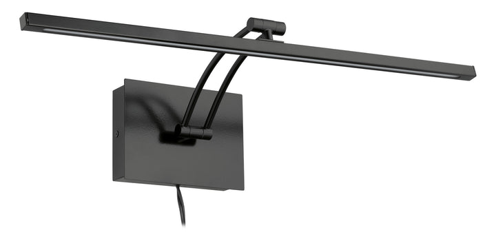 Doreen 1 LED Picture Light in Matte Black - available from The Lighting Shoppe, trusted by Canadian homeowners