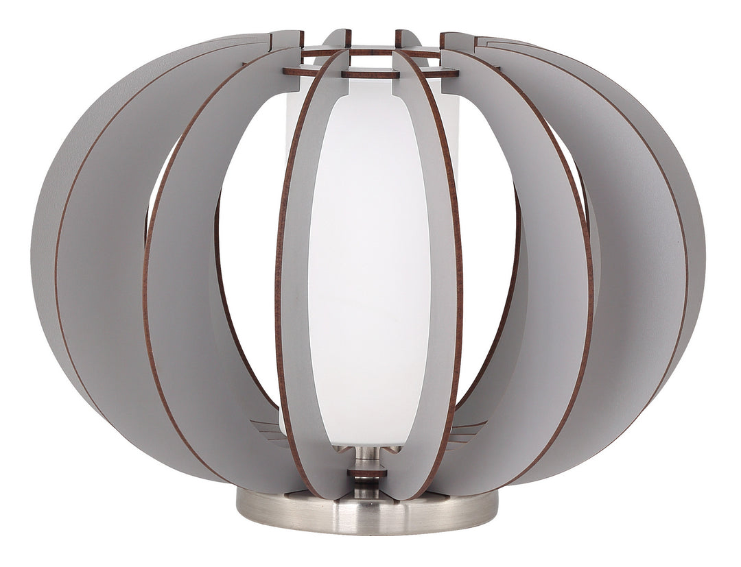 Stellato Colore One Light Table Lamp in Matte Nickel - available from The Lighting Shoppe, trusted by Canadian homeowners