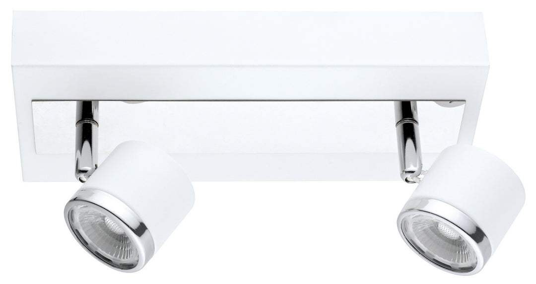 Pierino 1 LED Track in White & Chrome - available from The Lighting Shoppe, trusted by Canadian homeowners