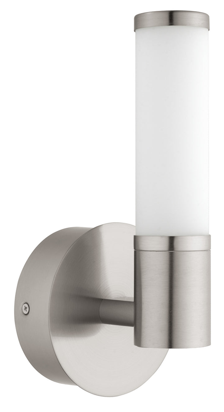 Palmera 1 LED Bath/Vanity in Satin Nickel - available from The Lighting Shoppe, trusted by Canadian homeowners